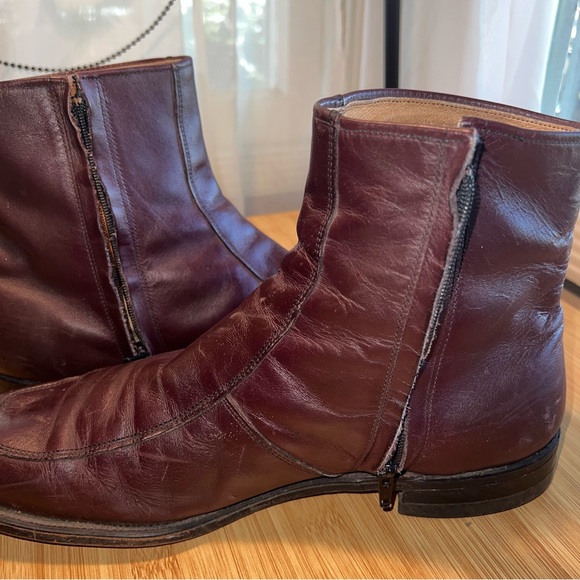 Vintage 60s Mod Style Chelsea Boots - Men’s Size 13B - Rolling Stones & Beatles - Picture 4 of 6